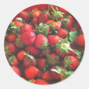 Search for fresh strawberries stickers Strawberry
