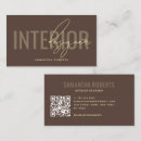 Search for interior design business cards Modern
