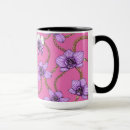 Search for orchid pink mugs Illustration