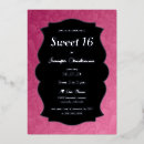 Search for bling sweet 16 invitations Silver