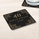 Search for 50th birthday coasters Black gold