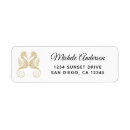 Search for seahorse wedding return address labels Elegant