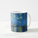 Search for starry night over the rhone mugs Stars
