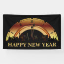 Search for new year party signs Black