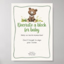 Search for baby shower block sign posters Watercolor