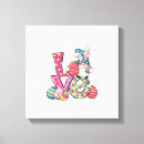 Search for easter love canvas prints Rabbit