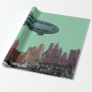 Search for cities wrapping paper Vintage