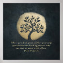 Search for gold tree of life posters Black and gold