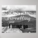 Search for john muir quote posters Mountains