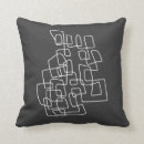 Search for black and white abstract cushions Line drawing