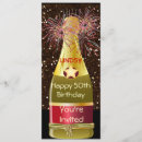 Search for wine 50th birthday invitations Unique