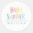 Search for rainbow baby shower stickers Unique