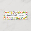 Search for fruit and vegetables business cards Healthy