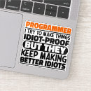 Search for computer technician stickers Programmer