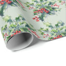 Search for christmas ivy wrapping paper Red