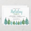 Search for watercolor christmas invitations Simple modern