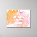 Search for pink unicorn canvas prints For her