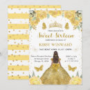 Search for ballgown invitations Gold glitter