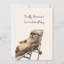 Search for funny retirement invitations Dog