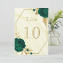 Search for emerald table cards Botanical