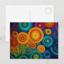 Search for geometric design patterns postcards Colourful abstract