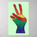 Search for psychedelic peace sign posters Colourful
