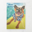 Search for surfing birthday cards Dog