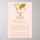 Search for travel wedding signs World map
