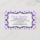 Search for circular business cards Purple