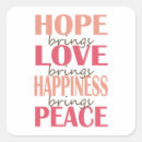 Search for peace love and happiness stickers Hope