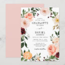 Search for circle wedding invitations Burgundy