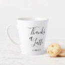 Search for thanks a latte mugs Quote