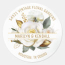 Search for gold address stickers Floral