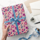 Search for peach flowers wrapping paper Autumn