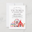 Search for carnival 1st birthday invitations Party