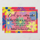 Search for flowers bar bat mitzvah invitations Modern