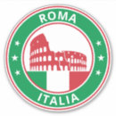 Search for roma flag stickers Italian