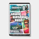 Search for vip pass birthday invitations Fun