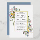 Search for rustic mountain wedding invitations Dusty blue