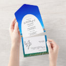 Search for beachy wedding invitations Blue