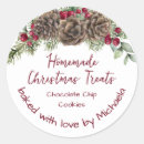 Search for home bakery stickers Christmas cookies