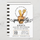 Search for spa day invitations Modern