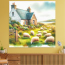 Search for farmhouse canvas prints Sheep