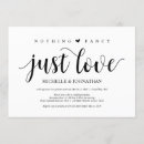Search for got love invitations Elopement