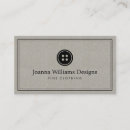 Search for button business cards Seamstress