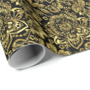 Search for shiny gold wrapping paper Vintage
