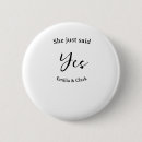 Search for engagement party badges She said yes