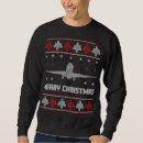 Search for pilot ugly christmas sweater clothing Aviation