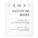 Search for signature drink menu posters His and her drinks