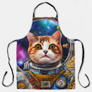 Search for space cat aprons Cute